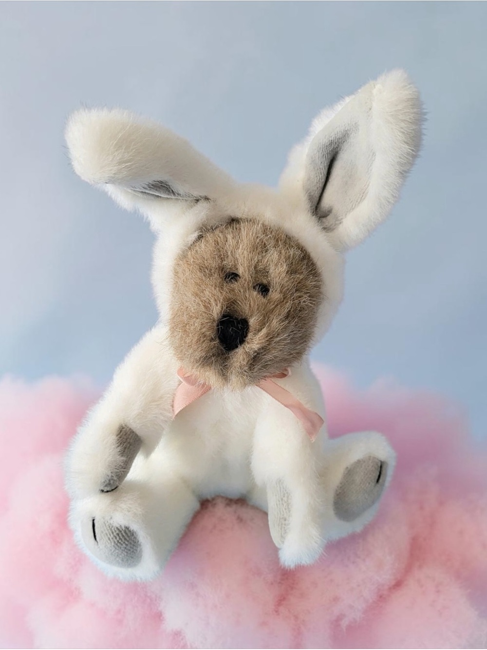 BOYDS "SHERLOCK" PLUSH BEAR IN BUNNY SUIT 11" PLUSH ANIMAL